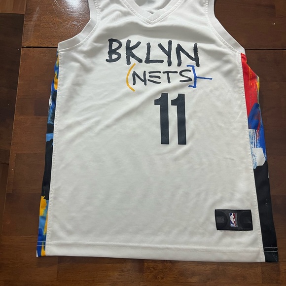 Brooklyn Nets Irving #11 Youth white  Jersey - Picture 1 of 5